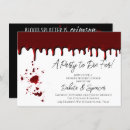 Recherche de sang rouge invitations Horreur