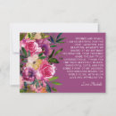 Recherche de fleurs mauve vœux cartes Invités