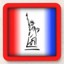 Recherche de statue liberté dessous de verres Quatre juillet