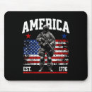Recherche de drapeau vintage tapis souris Blanc