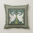 Recherche de de cygne coussins Vert
