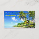 Recherche de affaires voyage cartes visite Tropical