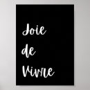Recherche de joie de vivre Noir et blanc