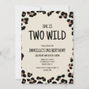 Recherche de léopards invitations Fête d'anniversaire