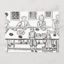Recherche de repas famille cartes postales Manger