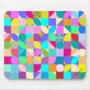 Recherche de motif graphique moderne tapis souris Coloré