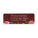 Recherche de monogram return address labels mariages Couple