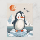 Recherche de pingouin humoristique cartes postales Mignon