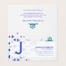 Recherche de motif triangle cartes visite Bleu
