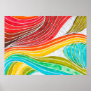 Recherche de vague bleue posters Illustration