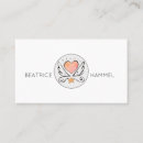 Recherche de mains coeur cartes visite Minimaliste