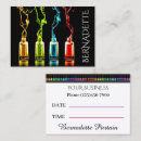 Recherche de rendez vous de salon cartes visite Spa