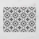Recherche de motif symétrique cartes postales Abstrait