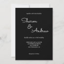 Recherche de monogramme manuscrit invitations Simple