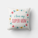 Recherche de super maman coussins De fête des mères