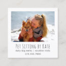 Recherche de séance de chien cartes visite Garde d'enfants d'animal familier