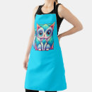 Recherche de illustration de chat tabliers Amoureux de les chats