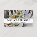 Recherche de banquet cartes visite Chef