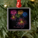 Recherche de nouvel an ornements Feux d'artifice