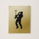 Recherche de musiciens de jazz puzzles Saxophone