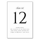 Zoek naar tekst tafelkaarten Elegant