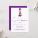 Recherche de purple quinceanera invitations Girly