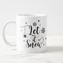 Recherche de salutations sur noël tasses Typographie