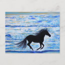 Recherche de peinture de cheval cartes postales Plage