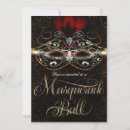 Recherche de partie pour le mardi gras invitations Mascarade