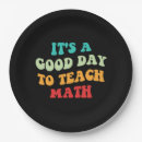 Recherche de mathématiques assiettes en papier Enseignant
