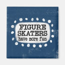 Recherche de patinage magnets Bleu