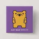 Recherche de ours nounours badges Illustration