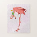 Recherche de cocktail puzzles Flamants