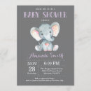 Recherche de éléphant baby shower invitations Mignon