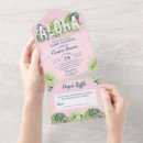 Recherche de tropical baby shower invitations Verdure