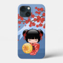 Recherche de fleurs de cerisier rouges iphone coques Sakura