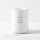 Recherche de discret tasses Créez votre propre blanc