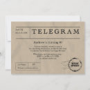 Recherche de télégramme vintage invitations Antique