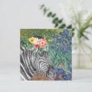 Recherche de peinture de zèbre vœux cartes Animaux
