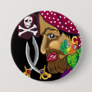 Recherche de pirates badges Perroquet