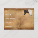 Recherche de profil cheval cartes visite Ranch