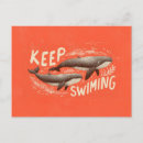 Recherche de baleine mignonne cartes postales Animaux de l'océan