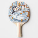 Recherche de pingouin raquettes ping pong Hiver