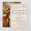 Recherche de religieux vintage mariage invitations Élégant