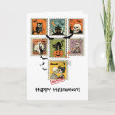 Recherche de squelette vintage vœux cartes Fantôme