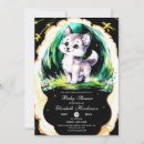 Recherche de petit loup invitations Pastel