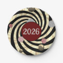 Recherche de bonne année assiettes en papier Fête