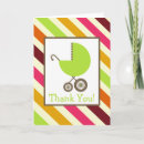 Zoek naar wandelwagen kaarten Baby shower bedankt