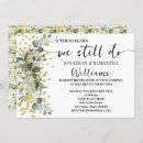 Recherche de mariage anniversaire invitations Parties scintillant or