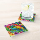 Recherche de palmier tropical dessous de verres Rose